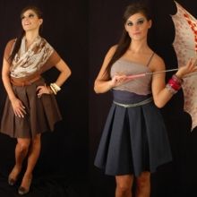 Hera-Outfit: Suknja sa faltama od štofa