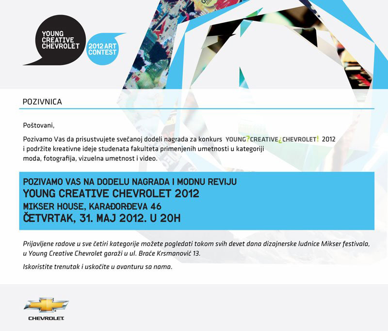 Young Creative Chevrolet 2012 @ Mikser festival 2012