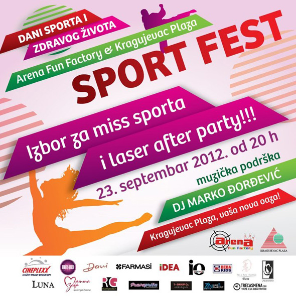 Arena Fun Factory prvi sport fest u šoping centru Kragujevac Plaza