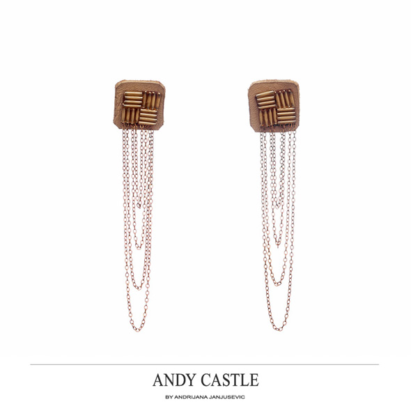 Andy Castle: Unikatne minđuše