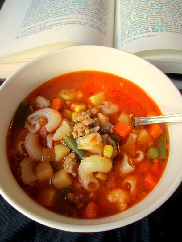 Minestrone po mom