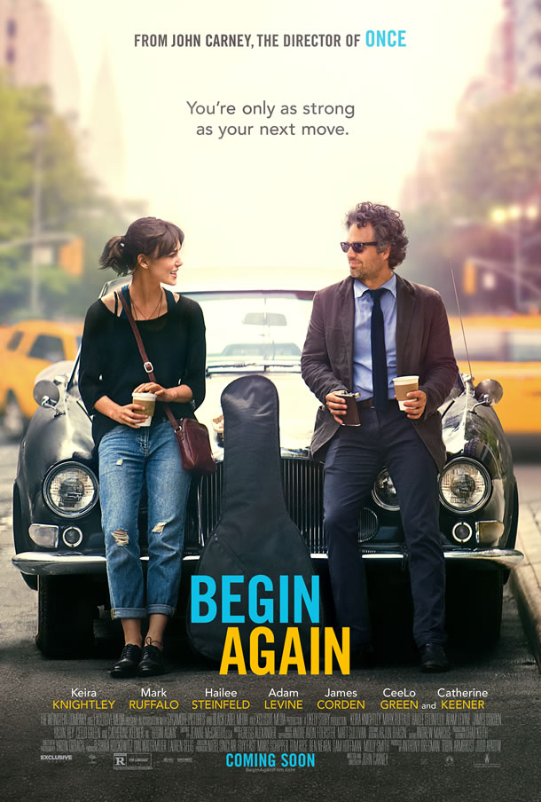 Begin Again - filmska preporuka za muzičare u nama