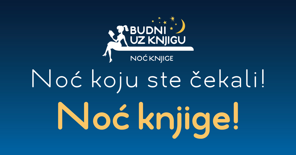 Noć knjige – 15. decembra od 17 sati do ponoći!