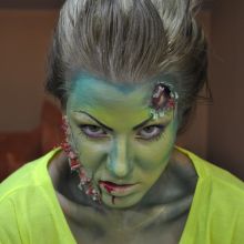 Face art: Halloween maska