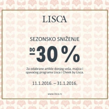 Sezonsko sniženje u Lisca radnjama