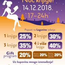 Noć knjige – 14. decembra od 17 sati do ponoći!