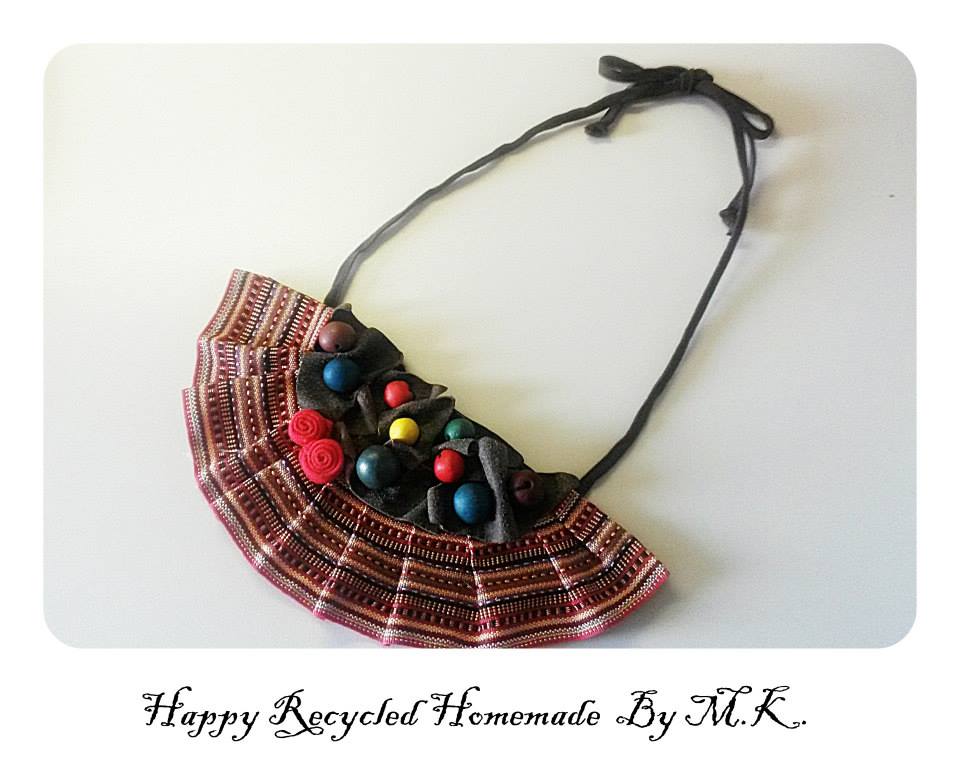 Happy recycled homemade: Unikatna ogrlica