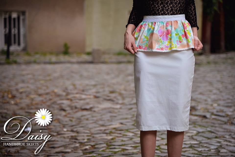 Daisy suknje: Uska pamučna suknja sa elastimom
