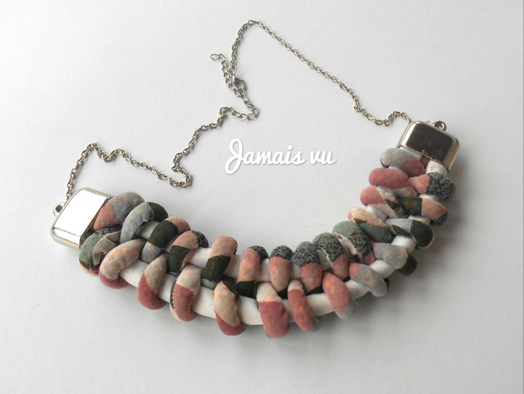 Jamails vu nakit: Pastelna ogrlica od tkanine
