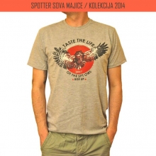 Spotter Sova: Siva muška majica sa printom