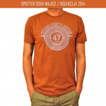 Spotter Sova: Narandžasta muška majica sa printom